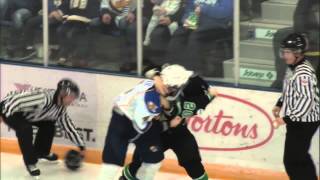 Fort McMurray Oil Barons vs Drayton Valley Thunder Oct 5 2013 [upl. by Digirb644]