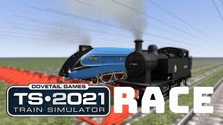 2F DOCK TANK VS MALLARD  Train Simulator Race [upl. by Derman]