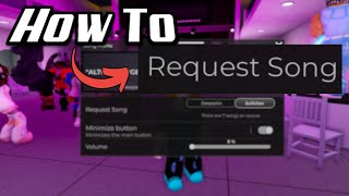 How to Request A Song in Salon De Fiestas Roblox  Full Guide [upl. by Loralee369]