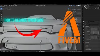 HOW TO DEBADGE ANY FIVEM CAR  Blender  Codewalker  Simple tutorial [upl. by Dranik822]