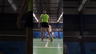 Lucky Drop shot ni LakbayMOTOVLOG badminton shorts [upl. by Rennerb]