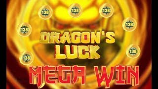 Dragons Luck Slot  How Lucky am I  Mega Win [upl. by Polinski]