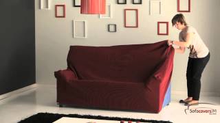 How to install a elastic sofa cover [upl. by Sadye310]