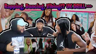 AMERICANS REACT TO UK DRILL  Ivorian Doll  Rumours Official Music Video [upl. by Nodnol]