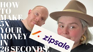 HOW TO MAKE 5X YOUR MONEY IN 26 SECONDS  HOW TO USE ZIPSALE  CROSS LISTING  LUXURY RESELLER UK [upl. by Drice]