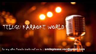 Rama Rama Rama Karaoke  Shivamani  Telugu Karaoke World [upl. by Jaela]