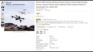 Goolsky Drone UnboxReview  Cheap Drone  DO NOT BUY [upl. by Tiduj]