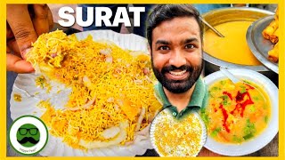 Zabardast Surati Breakfast  Khawsa  Aloo Puri amp More  Veggie Paaji [upl. by Haldes]