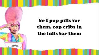 Nicki Minaj  pills n potions lyrics [upl. by Adlare]