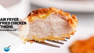 Air Fryer Fried Chicken Thighs [upl. by Atinek902]