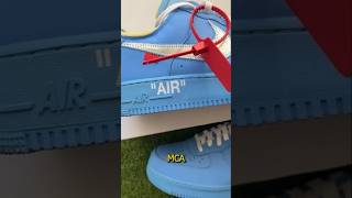 DETAILED LOOK Nike x OffWhite Air Force 1 “MCA” shorts [upl. by Etnomaj664]