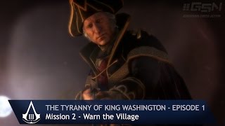 Assassins Creed 3  The Tyranny of King Washington  Mission 2 Warn the Village 100 Sync [upl. by Cass447]