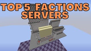 Top 5 Minecraft Factions Servers 2024 [upl. by Scott]