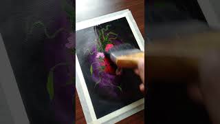 Varnishing my oil painting art varnish oilpainting shorts [upl. by Eirrok816]