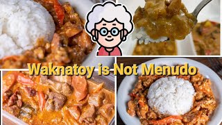 Marikinas WAKNATOY by Nanay Ipang  Waknatoy is Not Menudo  Pinoy Foodie [upl. by Cogan]