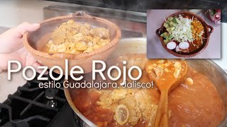 POZOLE ROJO ESTILO GUADALAJARA [upl. by Morna]