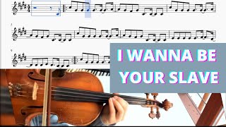 Maneskin I Wanna be Your Slave II Violin Sheet How to play [upl. by Enelyt224]