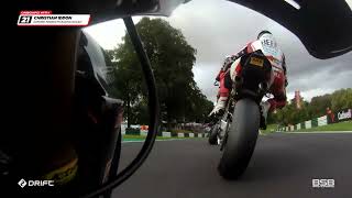 Bennetts British Superbikes RD8  Cadwell Park BikeSocial Race onboard highlights [upl. by Navy]