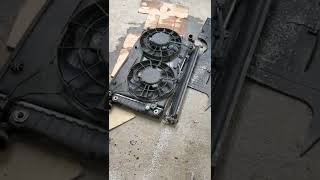 2007 saab 93 aero radiator replacement [upl. by Sellers]