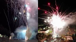 2018 4th of July Fireworks Show  with Drone [upl. by Nilats]