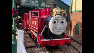 Drayton Manor Thomas Land Magical Christmas Rosie decorated for Christmas [upl. by Iclehc]