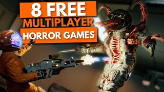 8 Best FREE Multiplayer Horror Games [upl. by Rutan]