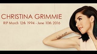 In Loving Memory Of Christina Grimmie  March 12th 1994 to June 10th 2016  We All Love You [upl. by Ereynihc]