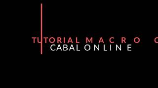 MACRO CABAL TUTORIAL  XMouse Button Control [upl. by Adeuga]