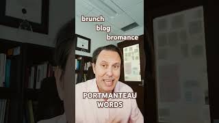 PORTMANTEAUS  word blends vocabulary english [upl. by Annaxor903]