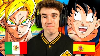 DRAGON BALL con DOBLAJE LATINO vs ESPAÑOL ¿CUAL ES MEJOR [upl. by Ayamahs]