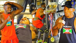 LIFTING WEIGHT COMPETITION RUTAMBI VS ANACONDA 💪FINAL MURI GYM💪KARABAYE MUTABARE 🔵💪💪🦵 [upl. by Willner768]