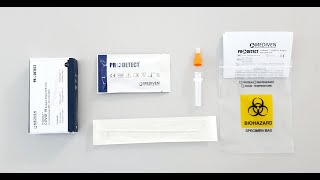 Operation Video on ProDetect COVID 19 Antigen Rapid Self Test [upl. by Yecnay]