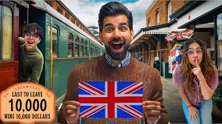 LAST TO LEAVE ENGLAND TRAIN Wins ₹100000 PRIZE  Rimorav Vlogs [upl. by Morrill588]