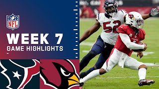 Texans vs Cardinals Week 7 Highlights  NFL 2021 [upl. by Nakada]