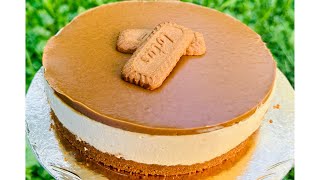 Cheesecake sans cuisson SPECULOOS Recette avec ou sans thermomix [upl. by Godric]