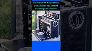 vintage receiver Zenith r70002 trans Oceanic model 12 band Soft searching radiooldradio youtube [upl. by Anola356]