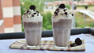 Oreo Vanilla Ice Cream Milkshake  Easy Homemade Oreo Milkshake Recipe [upl. by Alleyne]