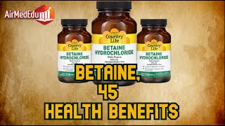 Betaine 45 Health Benefits [upl. by Ado169]