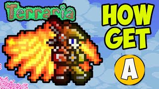 Terraria 1449 how to get Flame Wings EASY  Terraria how to get Wings EASY [upl. by Kristine]