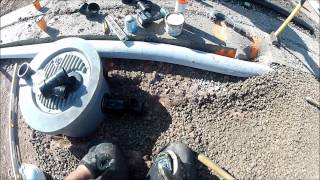 Complete Basement Plumbing With Sewage Pit Video 2 of 4 [upl. by Henson795]