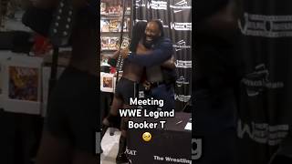 Meeting WWE Legend Booker T wwe [upl. by Esorylime]