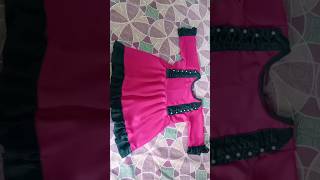 1 years baby frock stylish frill ke साथ बनाए shortstrending [upl. by Lotus739]