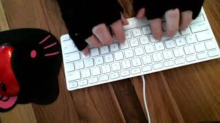 ASMR Typing Keyboard  No talking  23 minutes No47 [upl. by Sheffield855]