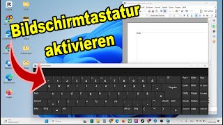 Windows 11 Bildschirmtastatur aktivieren  Anleitung [upl. by Norej]