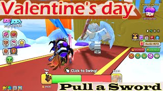 Crafting a Void Valentine pet Eros II with x481k on Pull a Sword  Roblox [upl. by Adnolat]