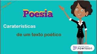 Texto poético  caraterísticas de um poema aula do 1º ciclo [upl. by Liza233]