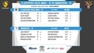 ClaremontNedlands  1s v Wanneroo  1s [upl. by Tench507]