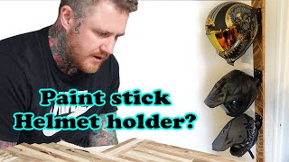 DIY  Helmet holder sideproject [upl. by Ginnie]