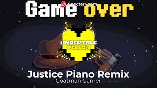 Justice Piano Remix by Goatman Gamer Song 10 from Undertale Yellow [upl. by Garrett]