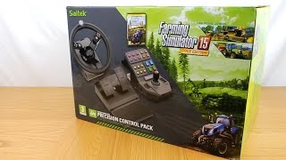 Saitek Farming Simulator Gold Wheel Unboxing [upl. by Ahselat]